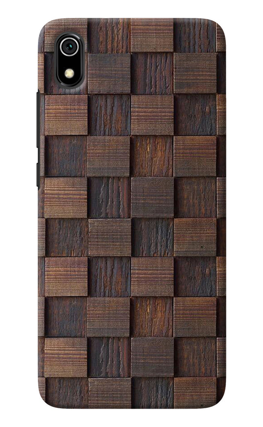 Wooden Cube Design Redmi 7A Back Cover