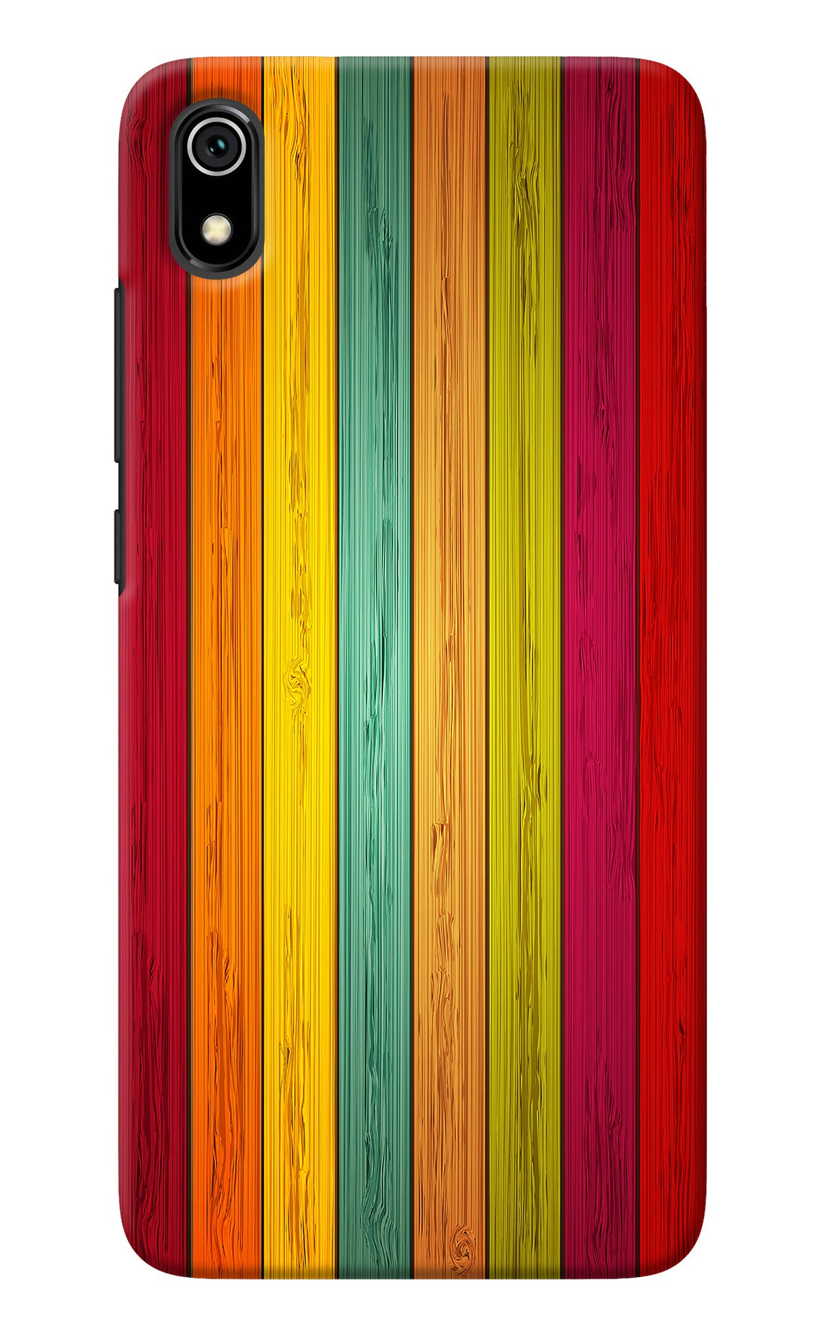 Multicolor Wooden Redmi 7A Back Cover