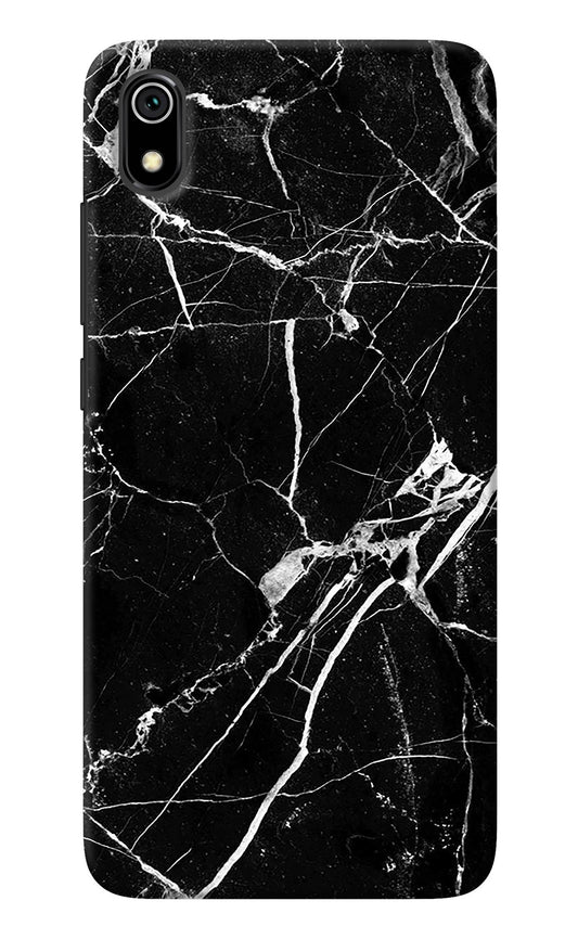 Black Marble Pattern Redmi 7A Back Cover