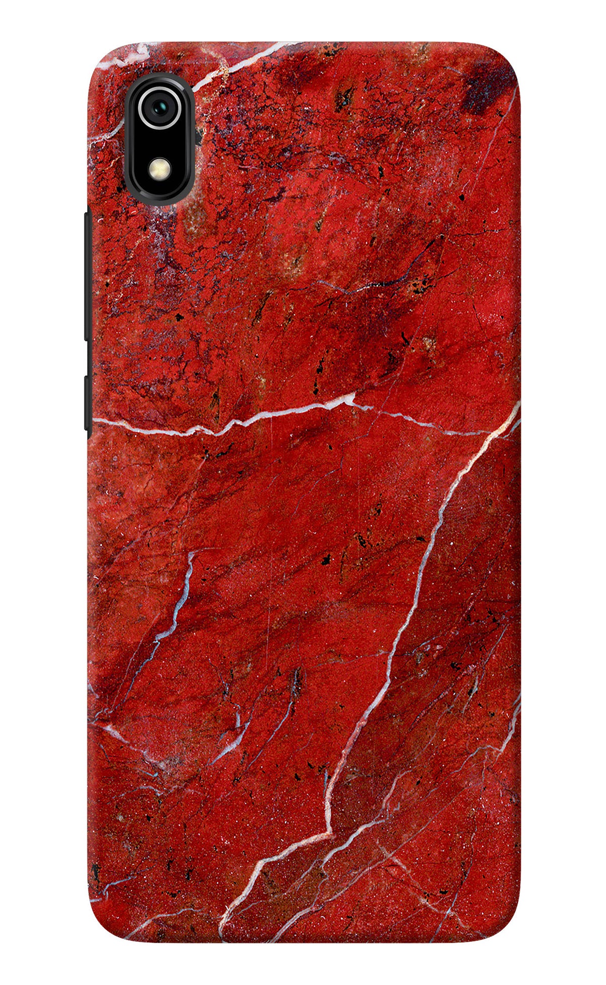 Red Marble Design Redmi 7A Back Cover