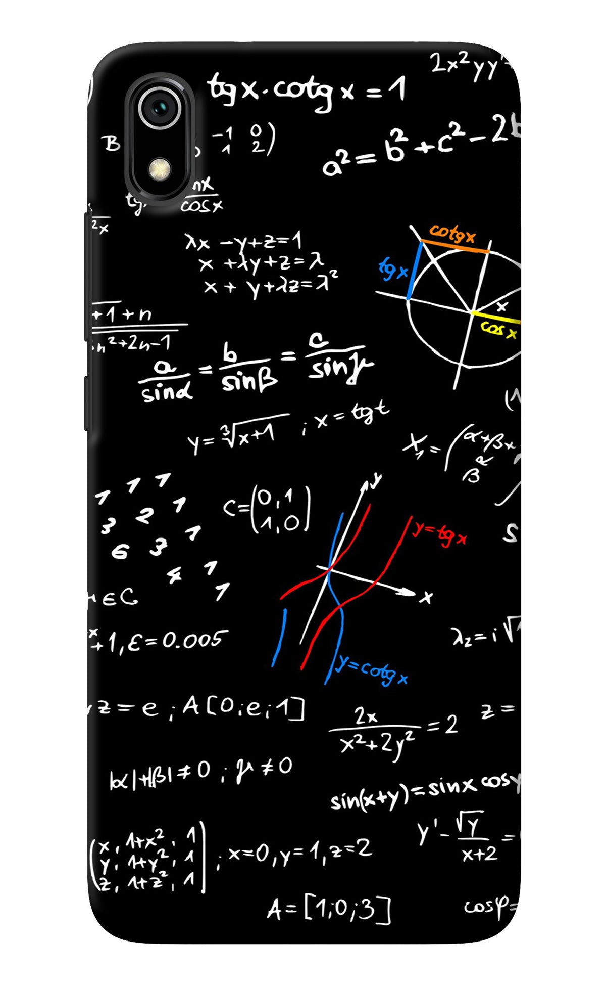 Mathematics Formula Redmi 7A Back Cover