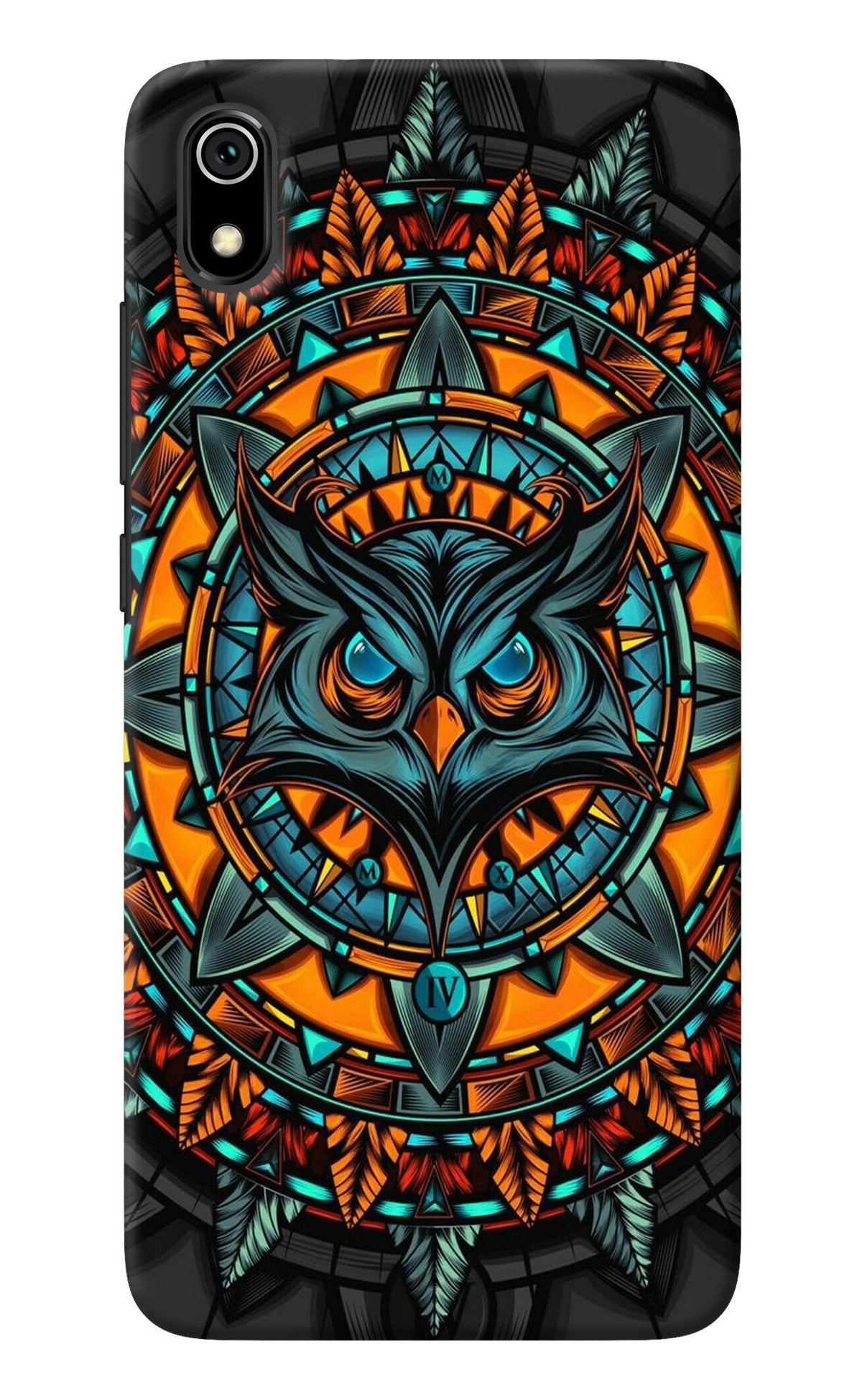 Angry Owl Art Redmi 7A Back Cover