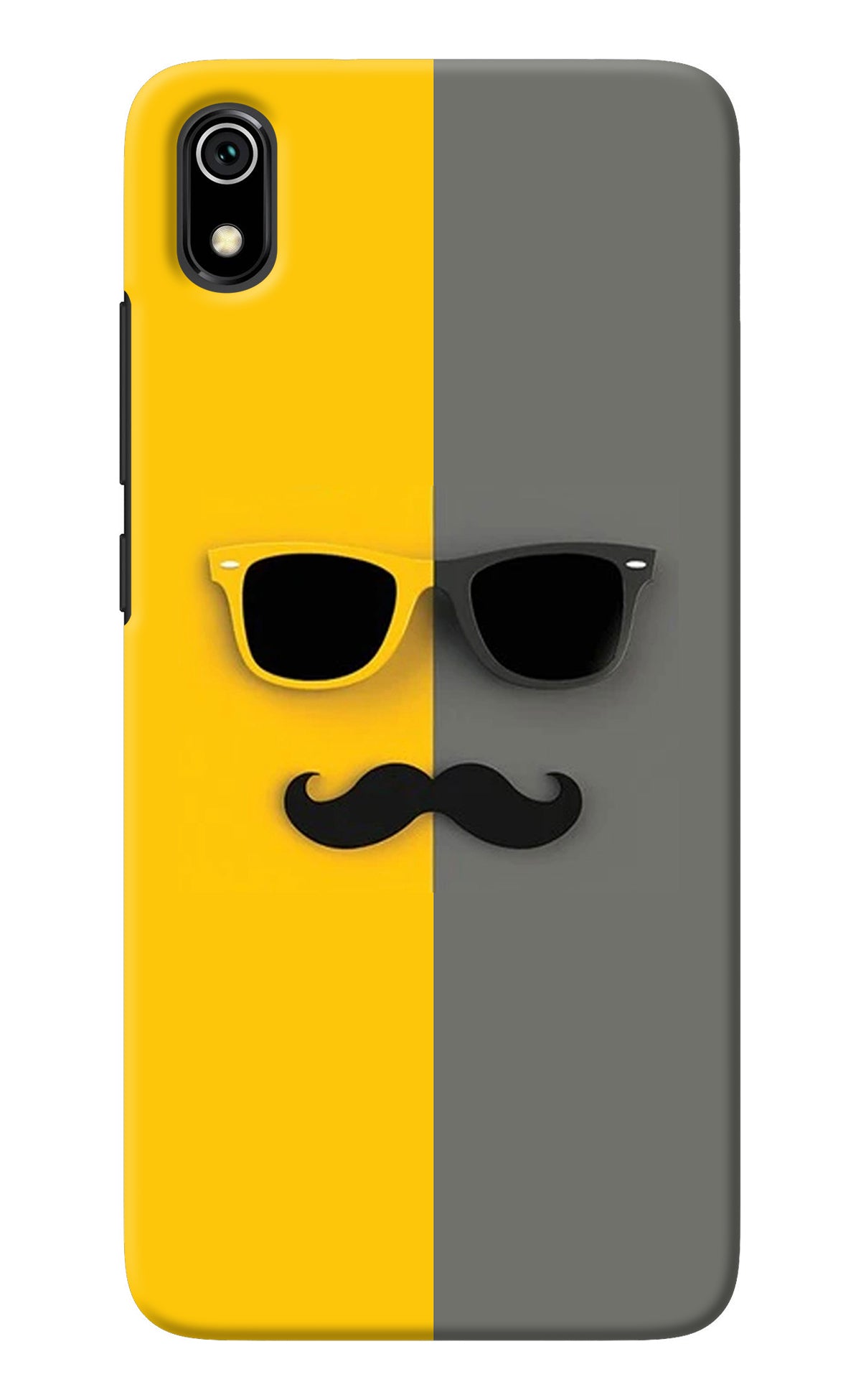 Sunglasses with Mustache Redmi 7A Back Cover