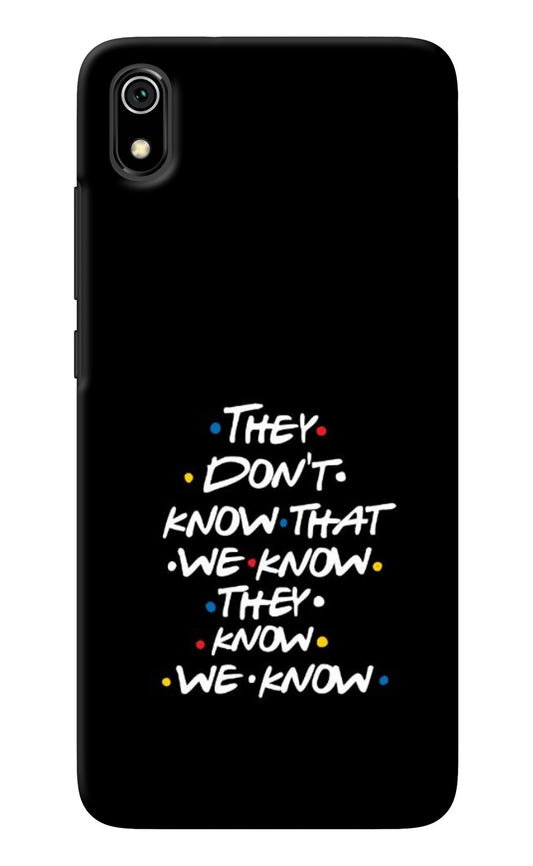 FRIENDS Dialogue Redmi 7A Back Cover