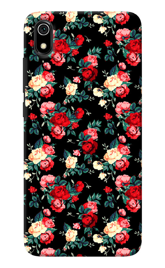 Rose Pattern Redmi 7A Back Cover