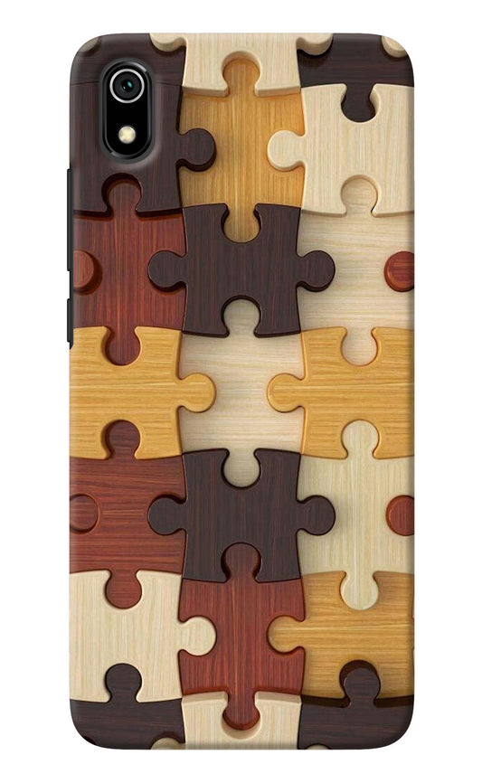 Wooden Puzzle Redmi 7A Back Cover