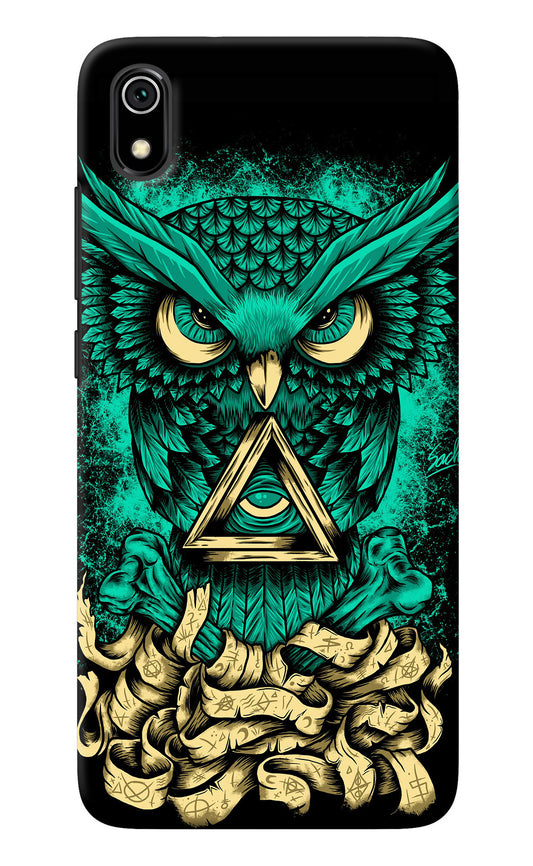 Green Owl Redmi 7A Back Cover