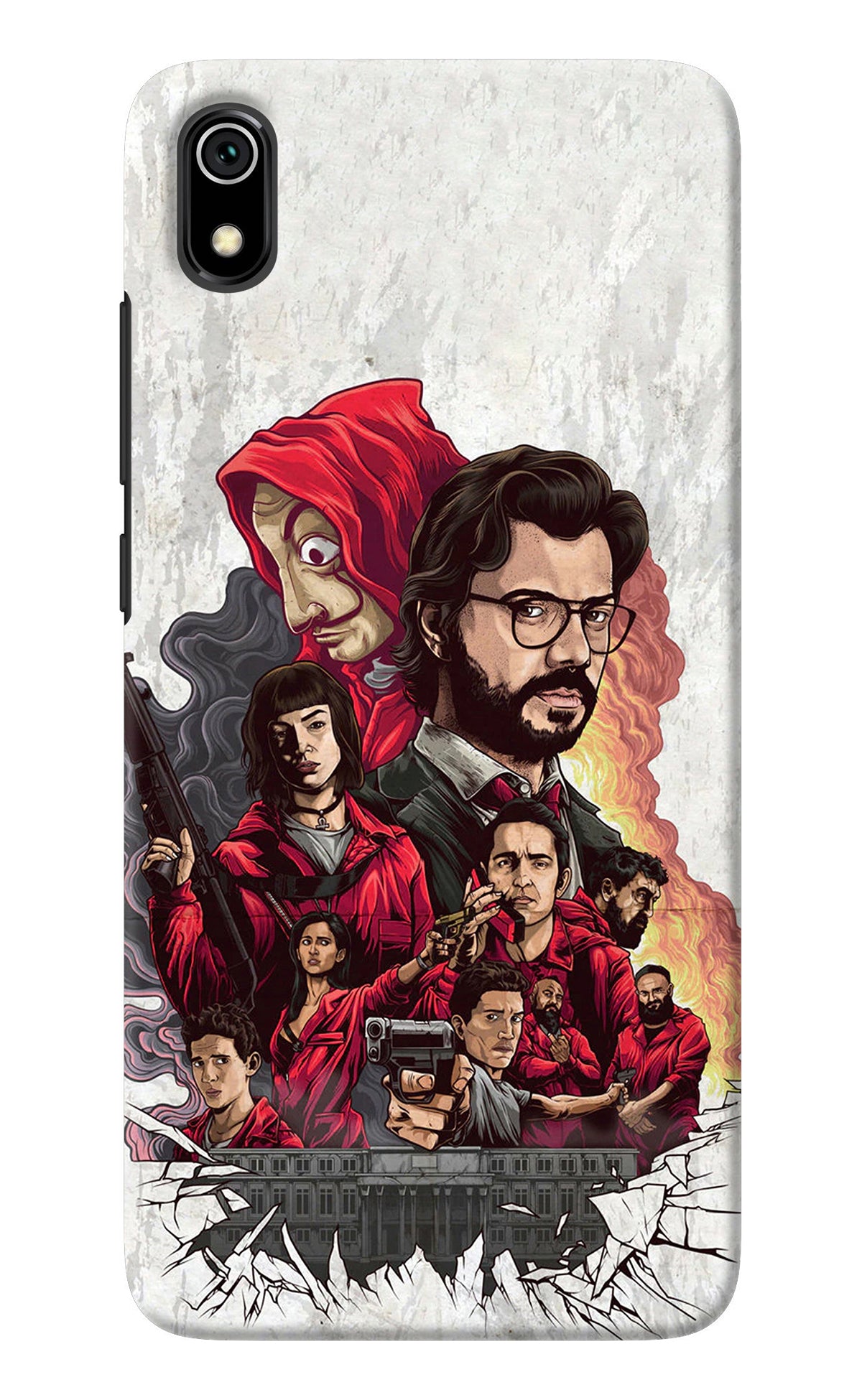 Money Heist Artwork Redmi 7A Back Cover