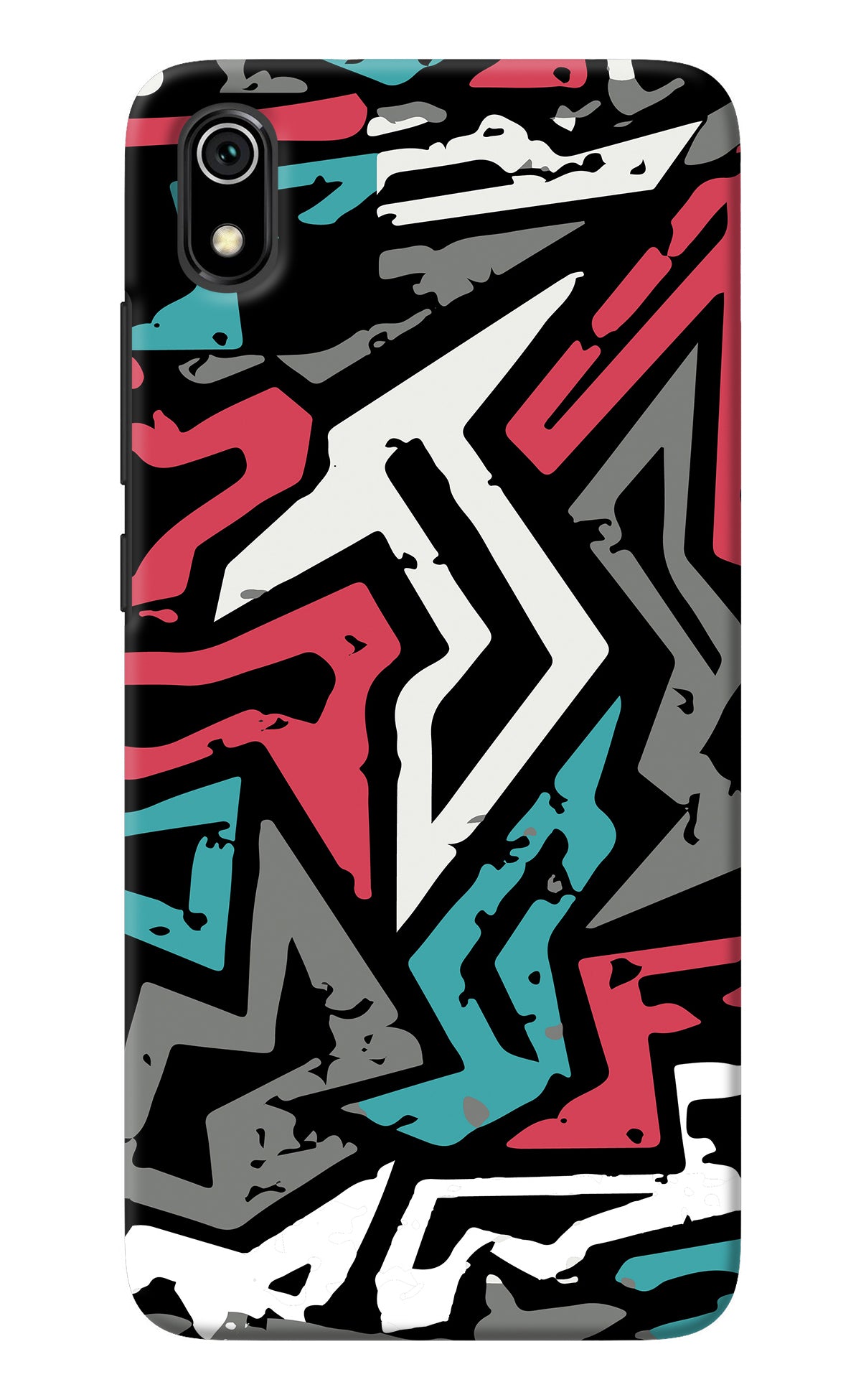 Geometric Graffiti Redmi 7A Back Cover