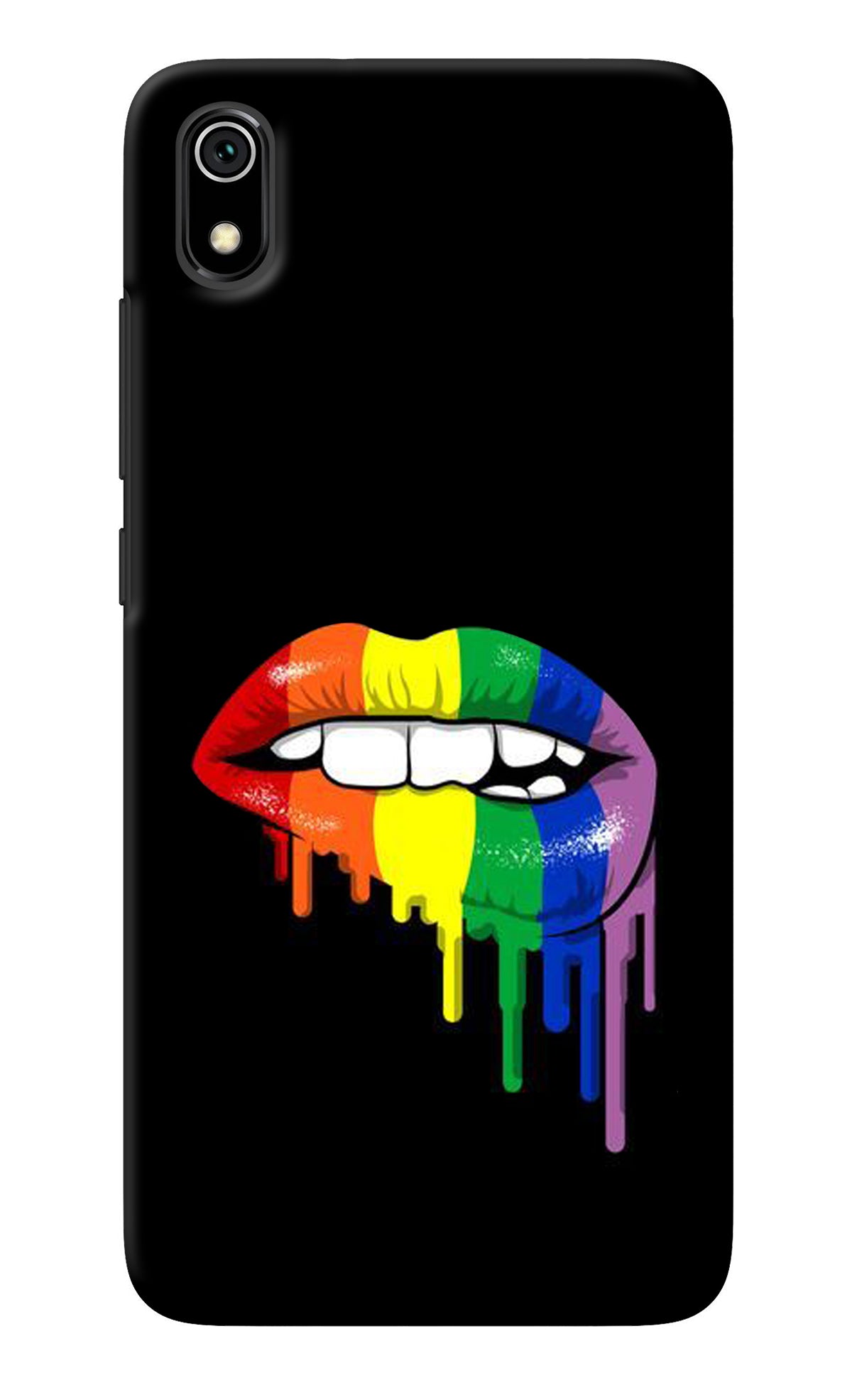 Lips Biting Redmi 7A Back Cover