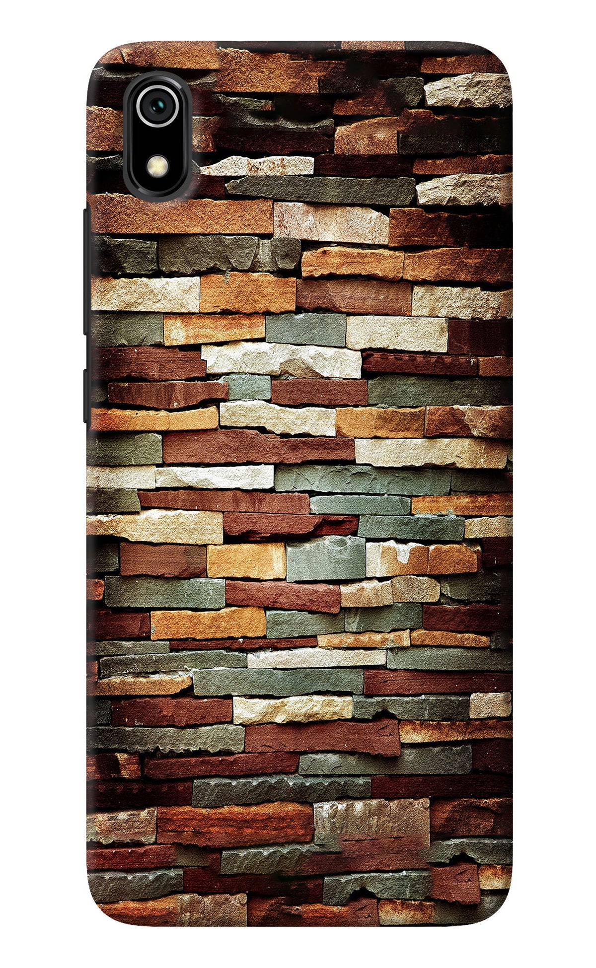Bricks Pattern Redmi 7A Back Cover