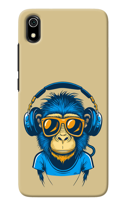 Monkey Headphone Redmi 7A Back Cover