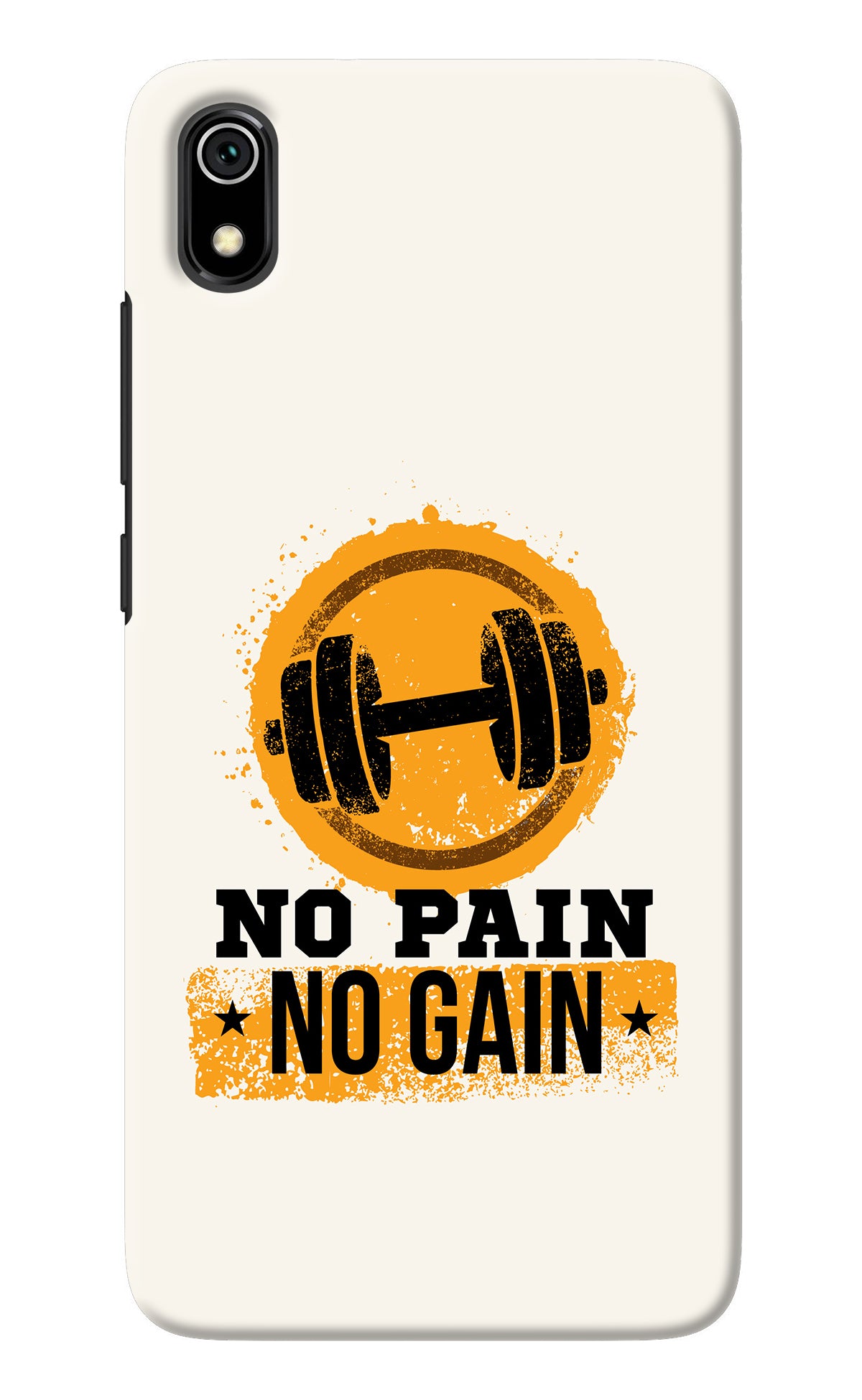 No Pain No Gain Redmi 7A Back Cover