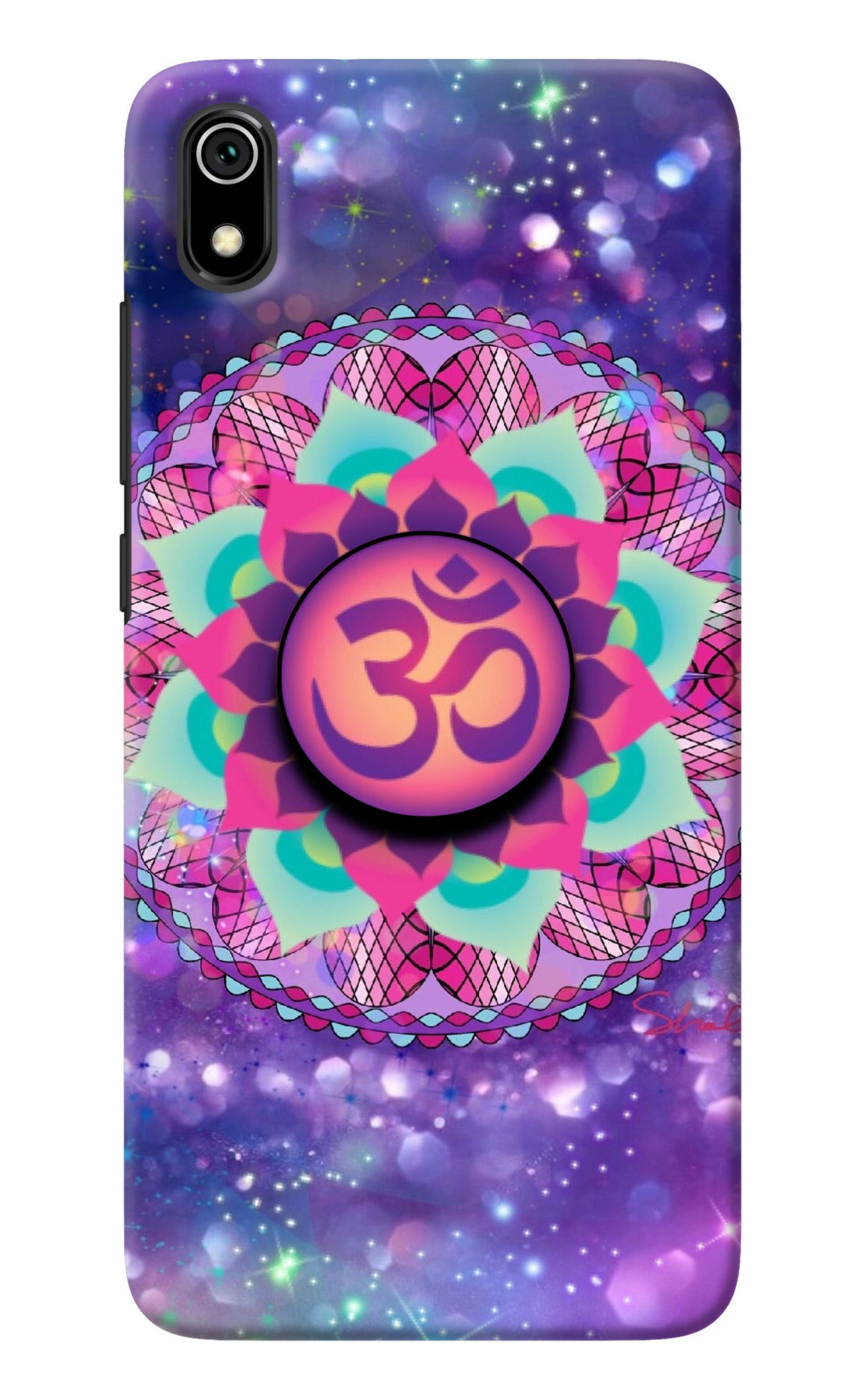 Om Purple Redmi 7A Pop Case