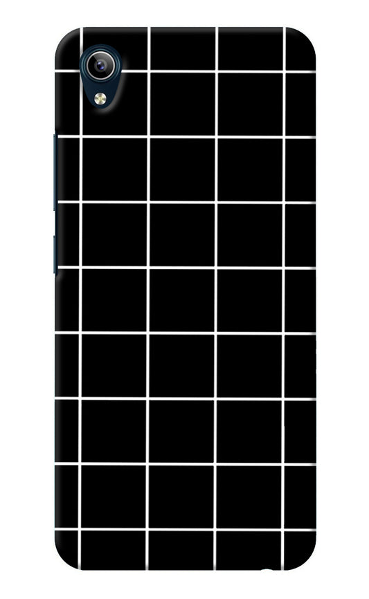 White Grid Vivo Y91i/Y1s Back Cover