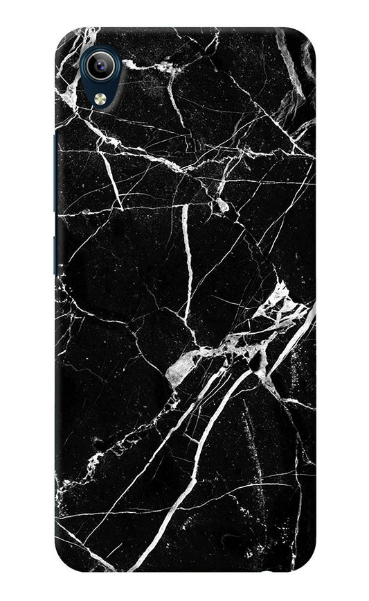 Black Marble Pattern Vivo Y91i/Y1s Back Cover