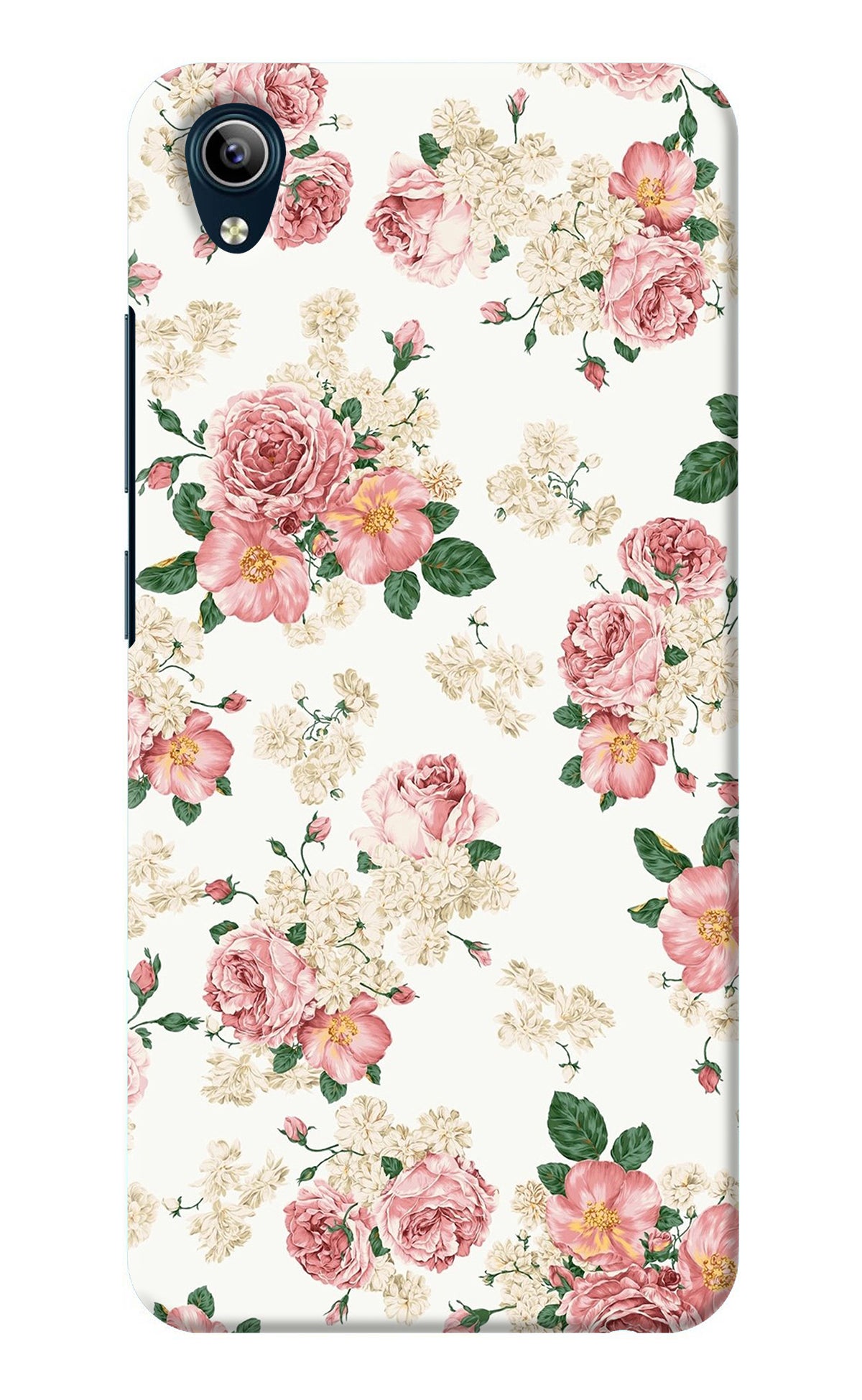 Flowers Vivo Y91i/Y1s Back Cover