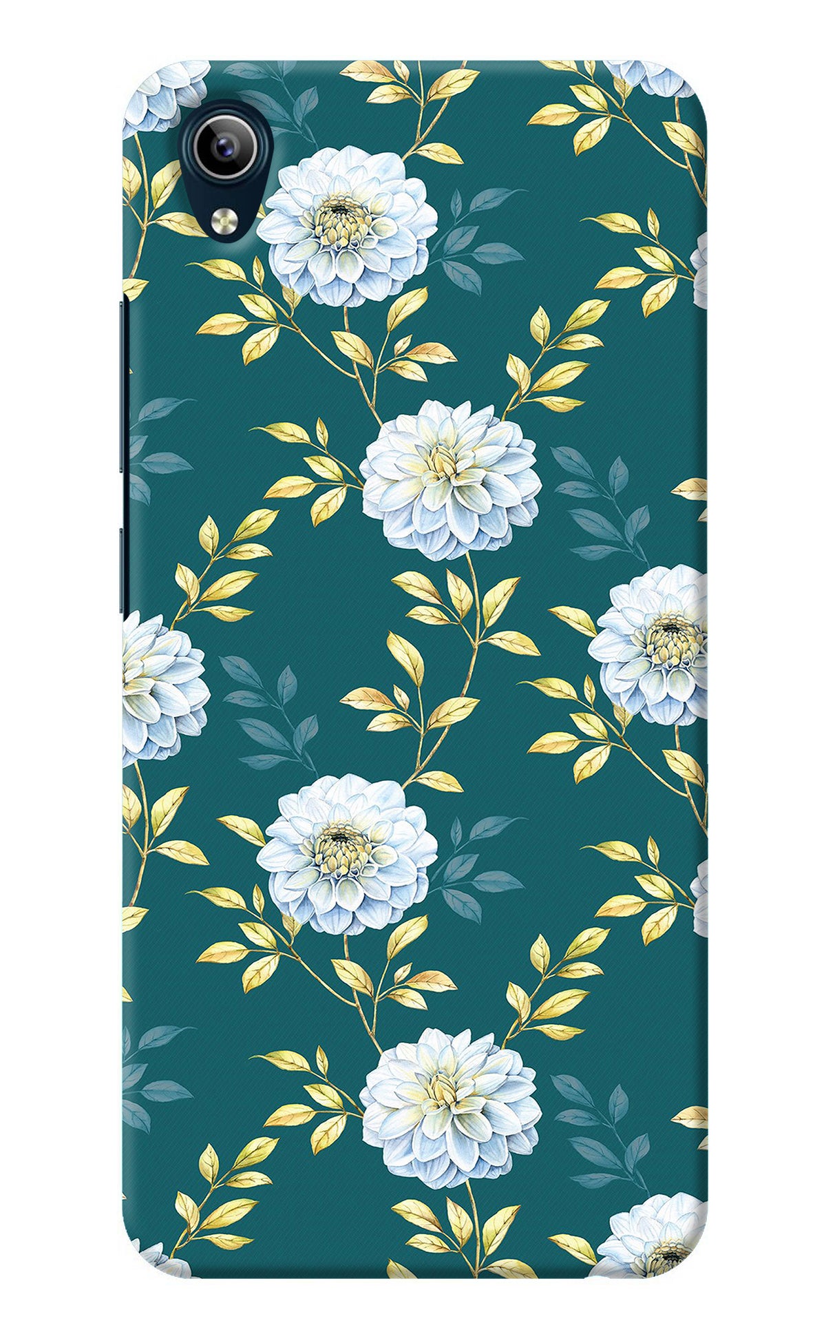 Flowers Vivo Y91i/Y1s Back Cover