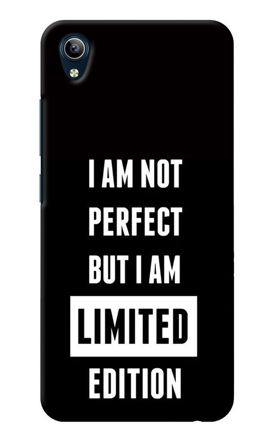 I Am Not Perfect But I Am Limited Edition Vivo Y91i/Y1s Back Cover