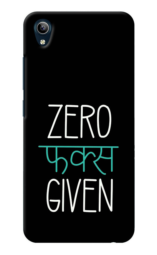 Zero Fucks Given Vivo Y91i/Y1s Back Cover