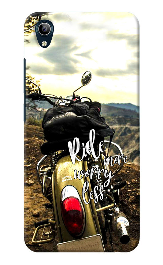 Ride More Worry Less Vivo Y91i/Y1s Back Cover