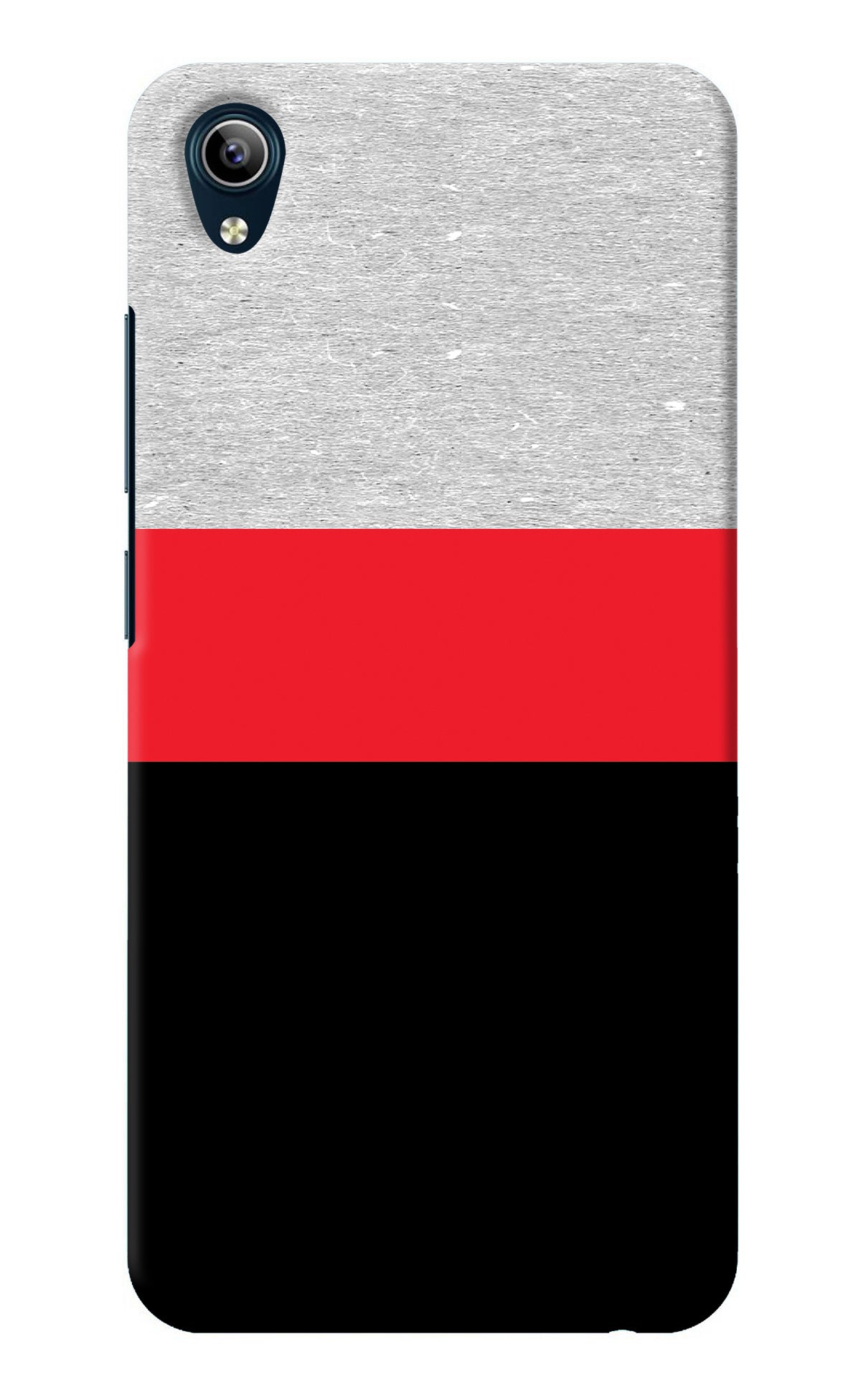 Tri Color Pattern Vivo Y91i/Y1s Back Cover