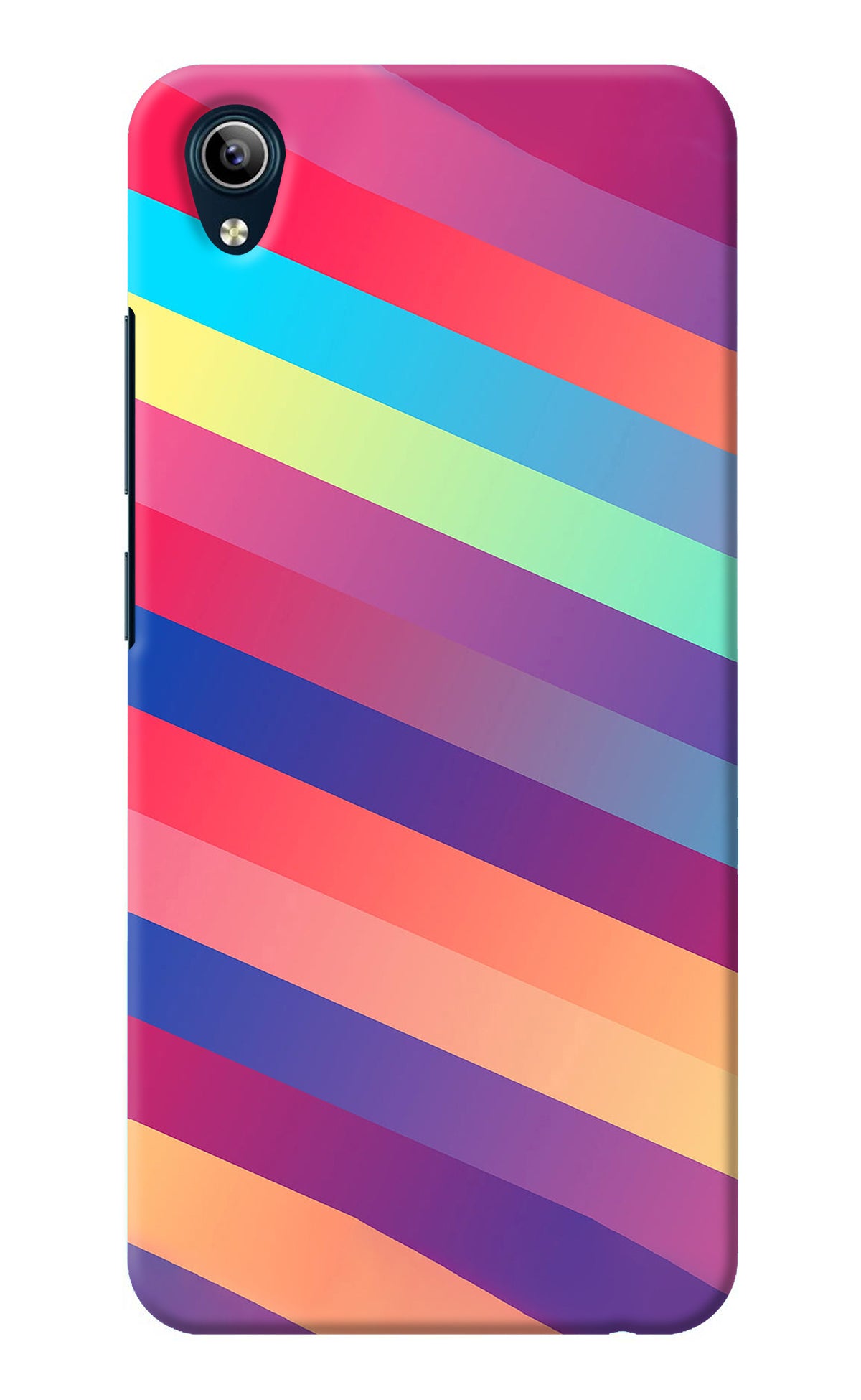 Stripes color Vivo Y91i/Y1s Back Cover