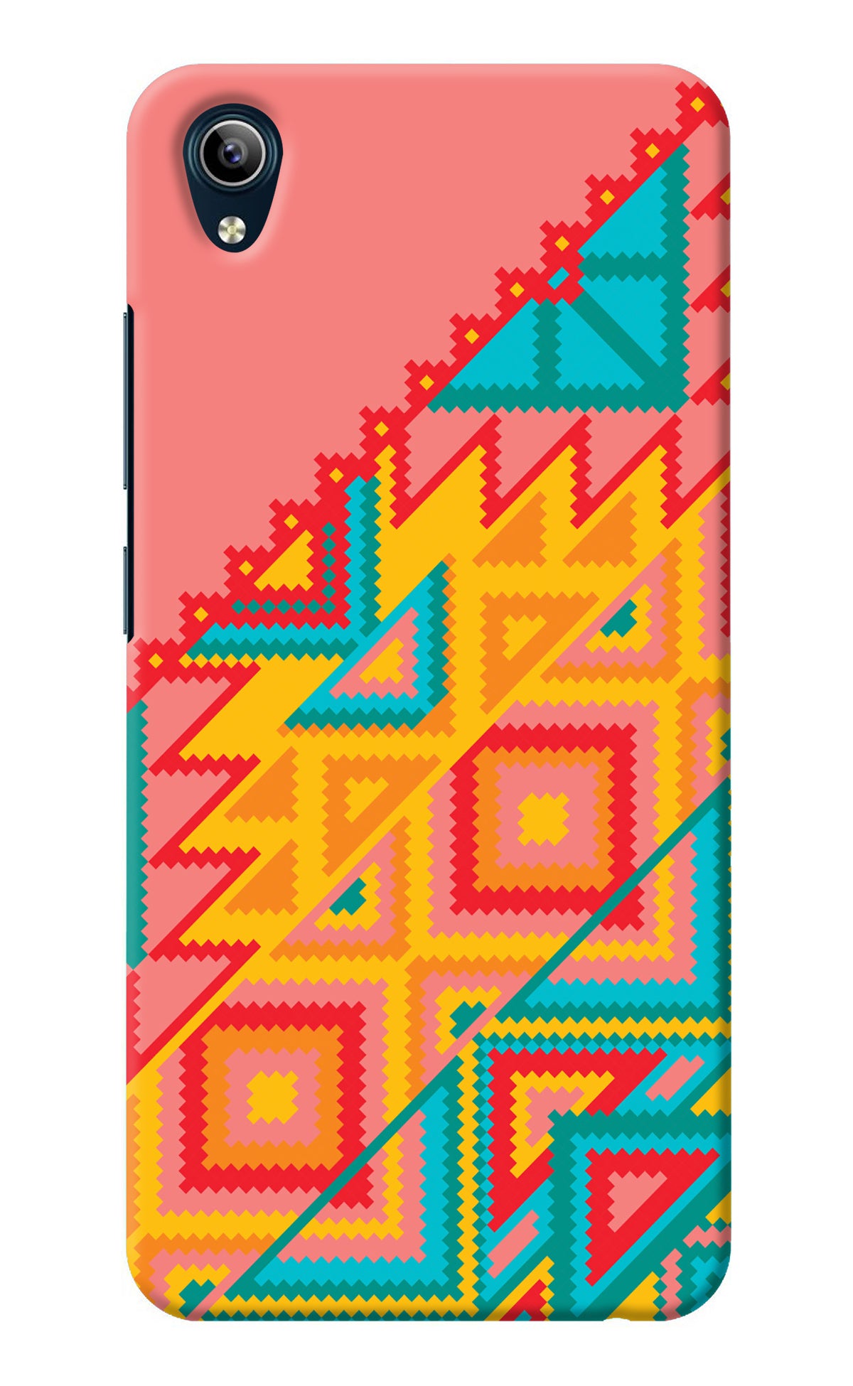 Aztec Tribal Vivo Y91i/Y1s Back Cover