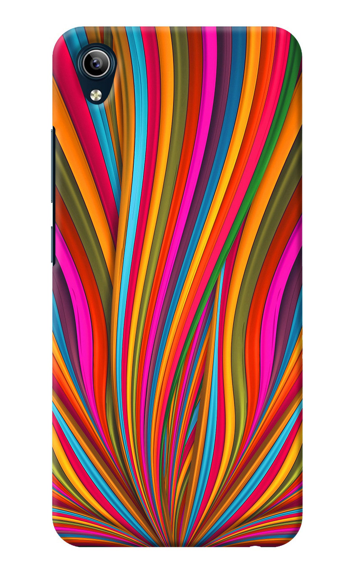 Trippy Wavy Vivo Y91i/Y1s Back Cover