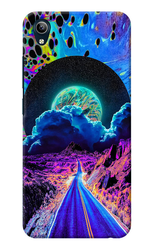 Psychedelic Painting Vivo Y91i/Y1s Back Cover