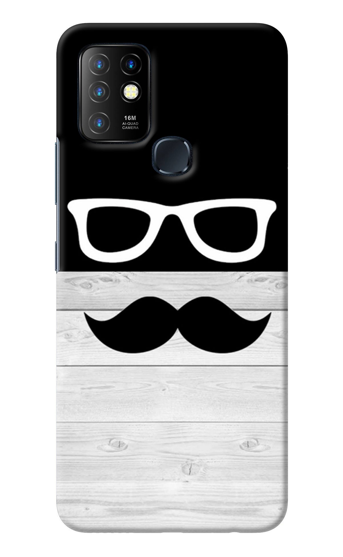 Mustache Infinix Hot 10 Back Cover