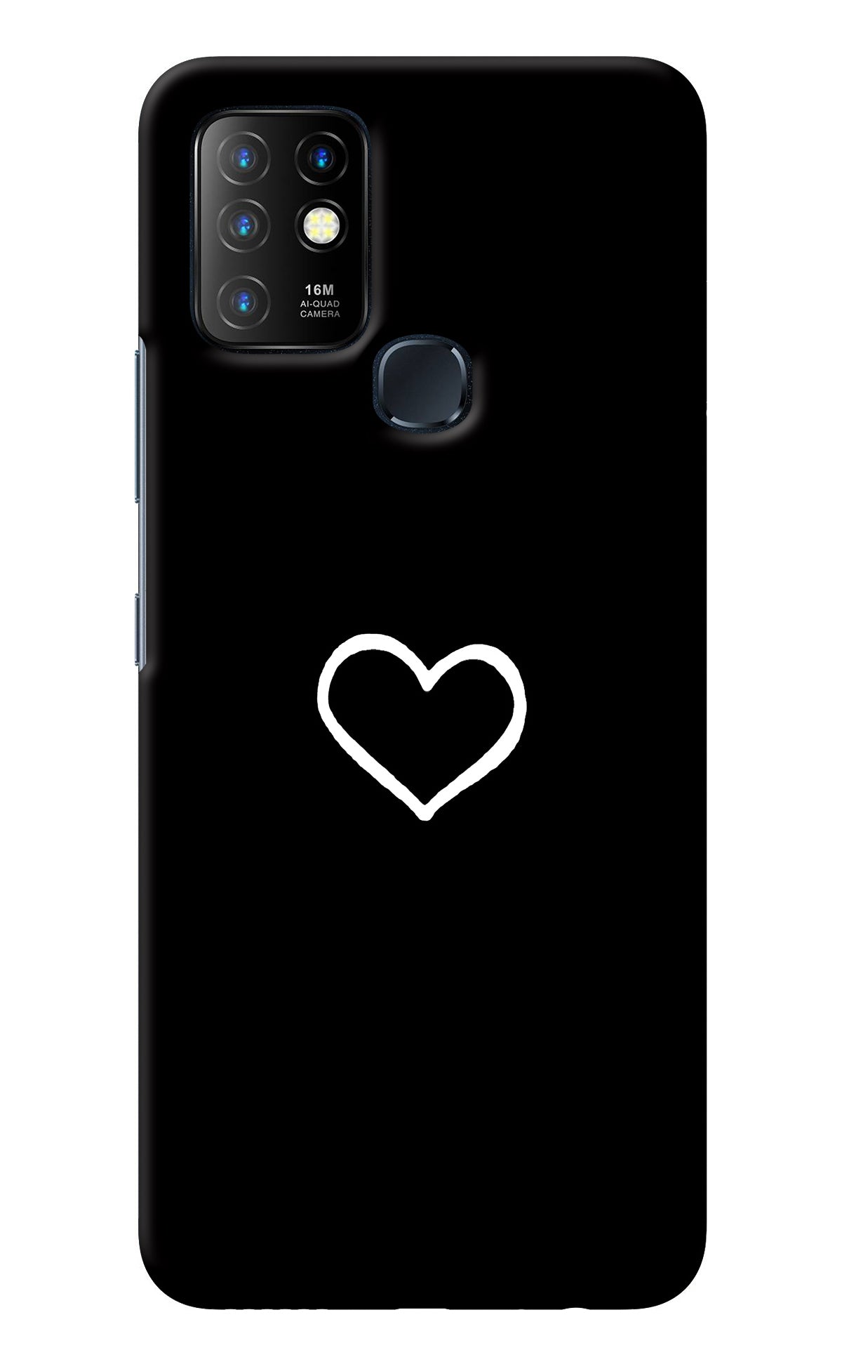 Heart Infinix Hot 10 Back Cover