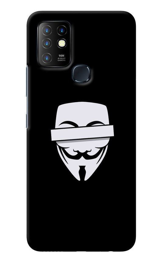 Anonymous Face Infinix Hot 10 Back Cover