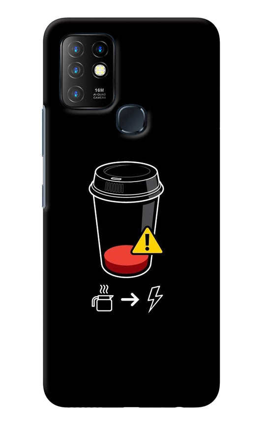 Coffee Infinix Hot 10 Back Cover