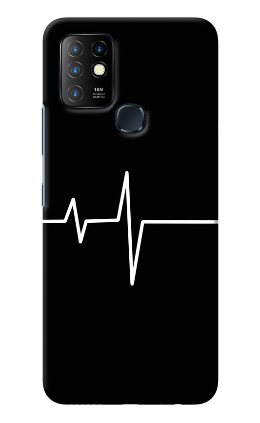 Heart Beats Infinix Hot 10 Back Cover