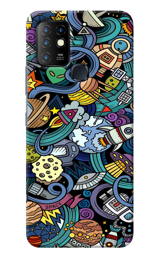 Space Abstract Infinix Hot 10 Back Cover