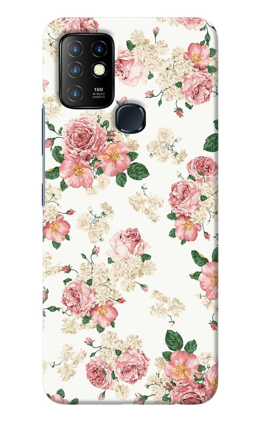 Flowers Infinix Hot 10 Back Cover