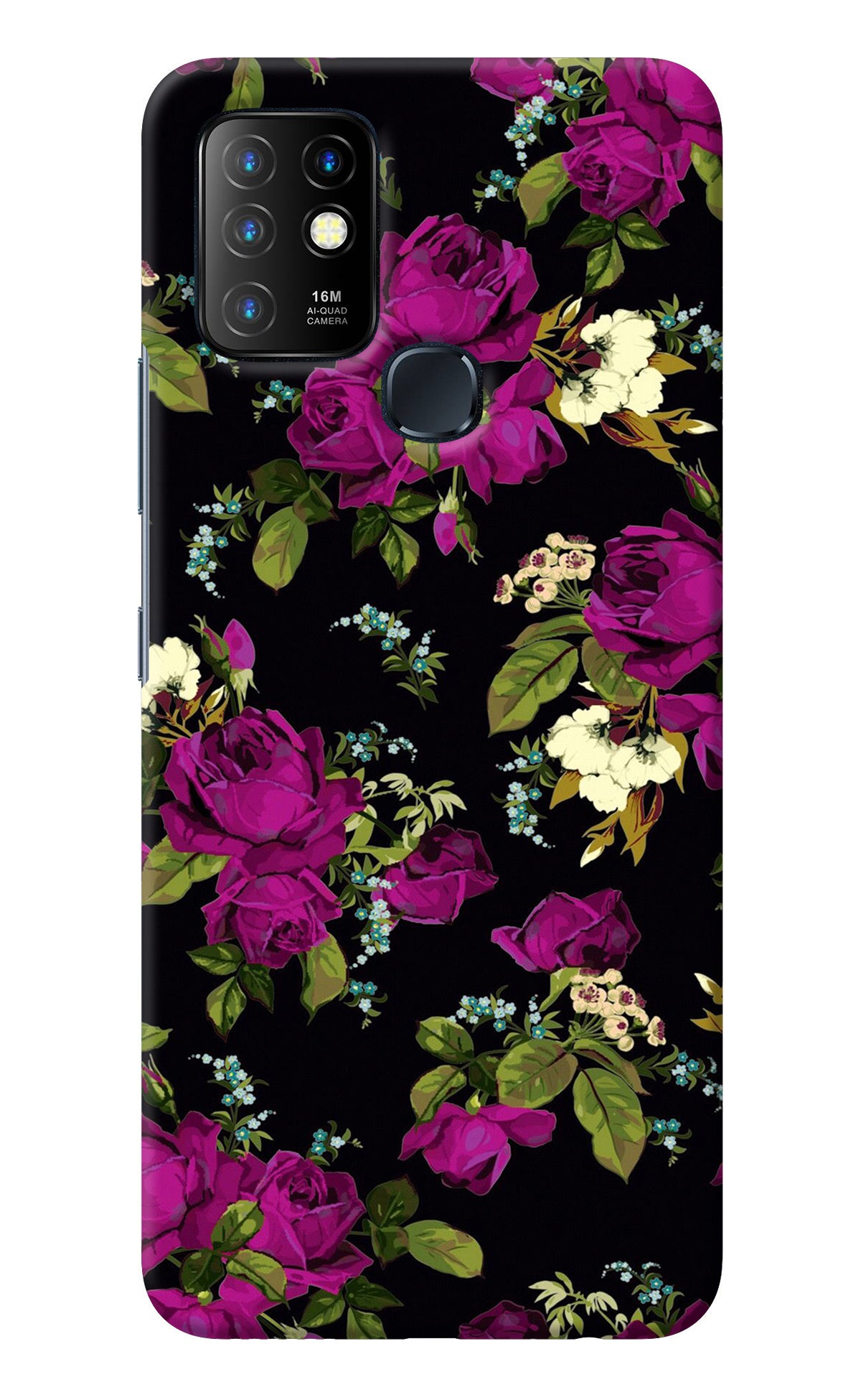 Flowers Infinix Hot 10 Back Cover