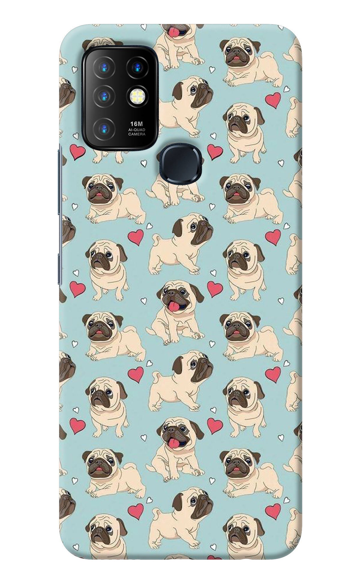 Pug Dog Infinix Hot 10 Back Cover