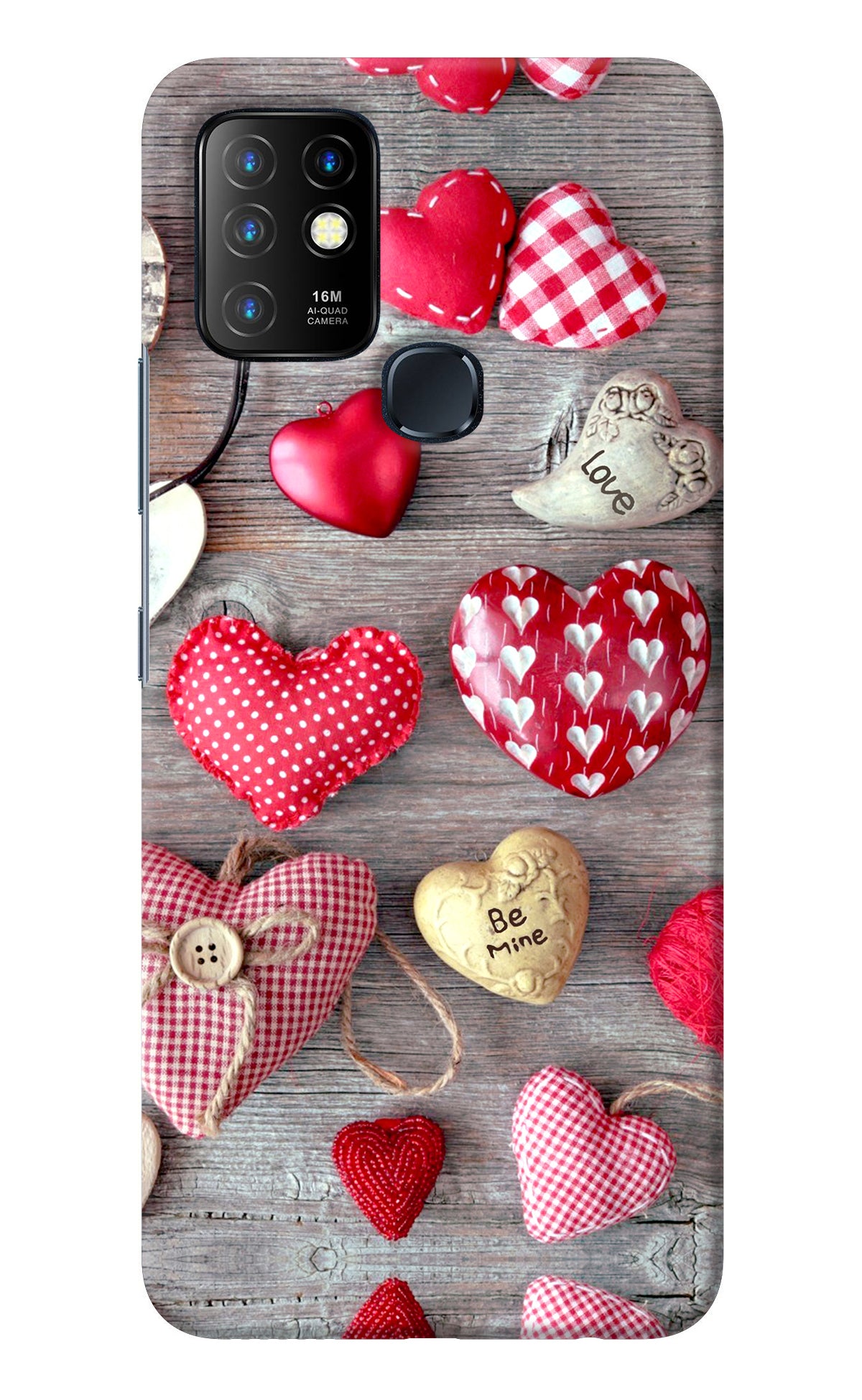 Love Wallpaper Infinix Hot 10 Back Cover