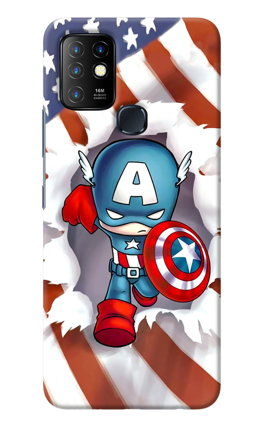 Captain America Infinix Hot 10 Back Cover