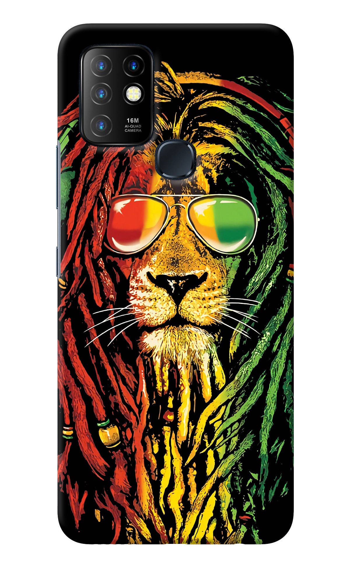 Rasta Lion Infinix Hot 10 Back Cover