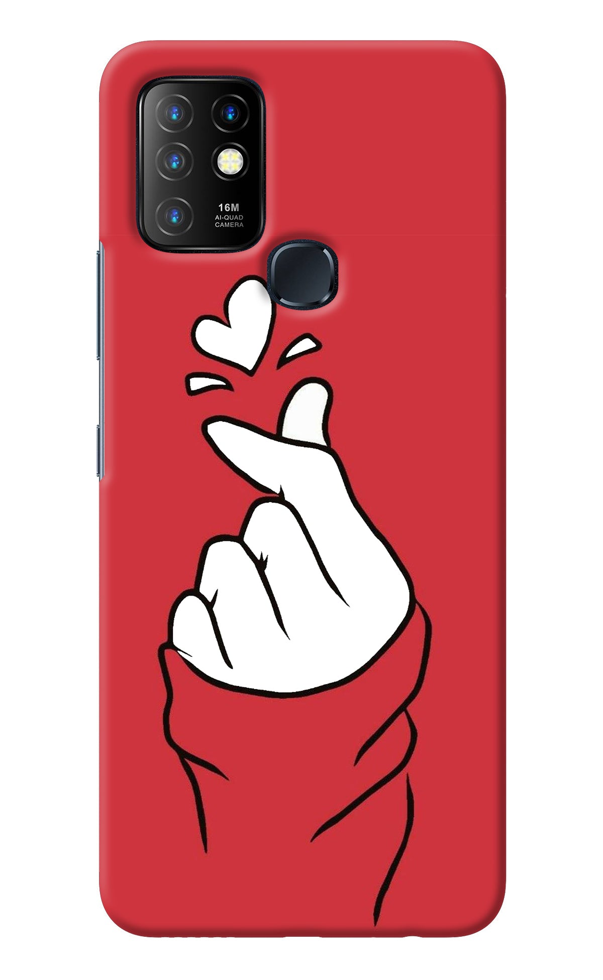 Korean Love Sign Infinix Hot 10 Back Cover