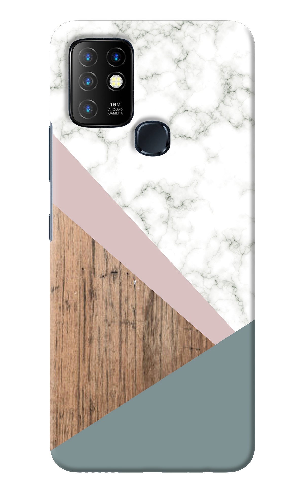 Marble wood Abstract Infinix Hot 10 Back Cover