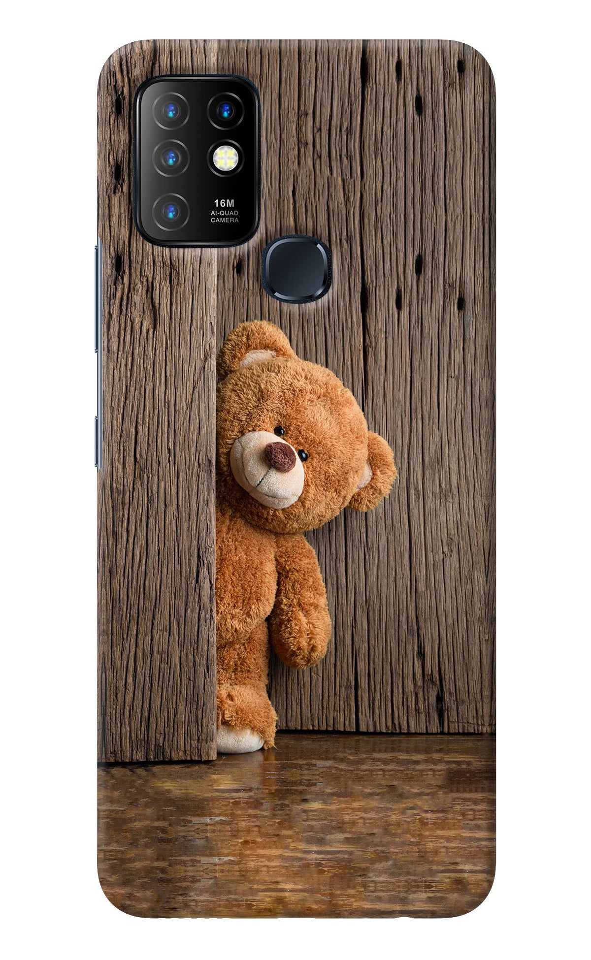 Teddy Wooden Infinix Hot 10 Back Cover