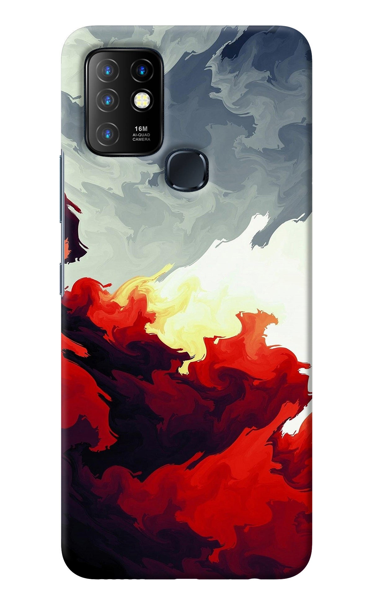 Fire Cloud Infinix Hot 10 Back Cover