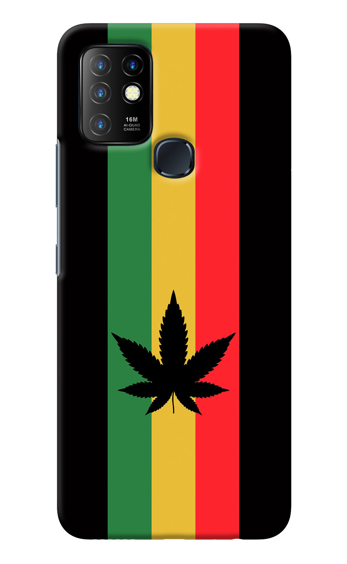 Weed Flag Infinix Hot 10 Back Cover