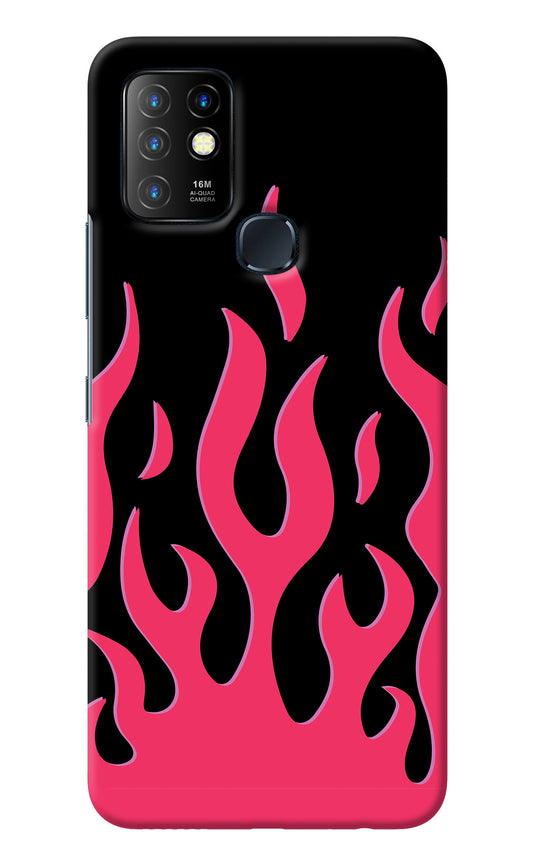 Fire Flames Infinix Hot 10 Back Cover