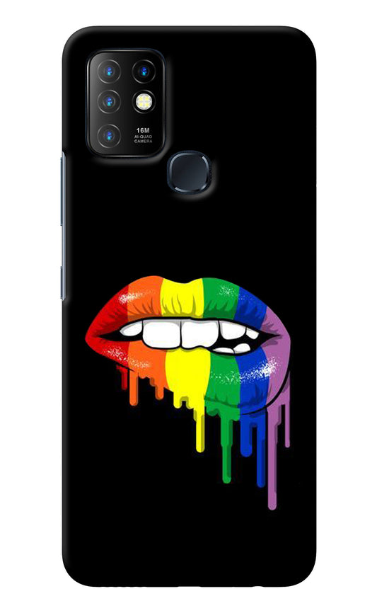 Lips Biting Infinix Hot 10 Back Cover