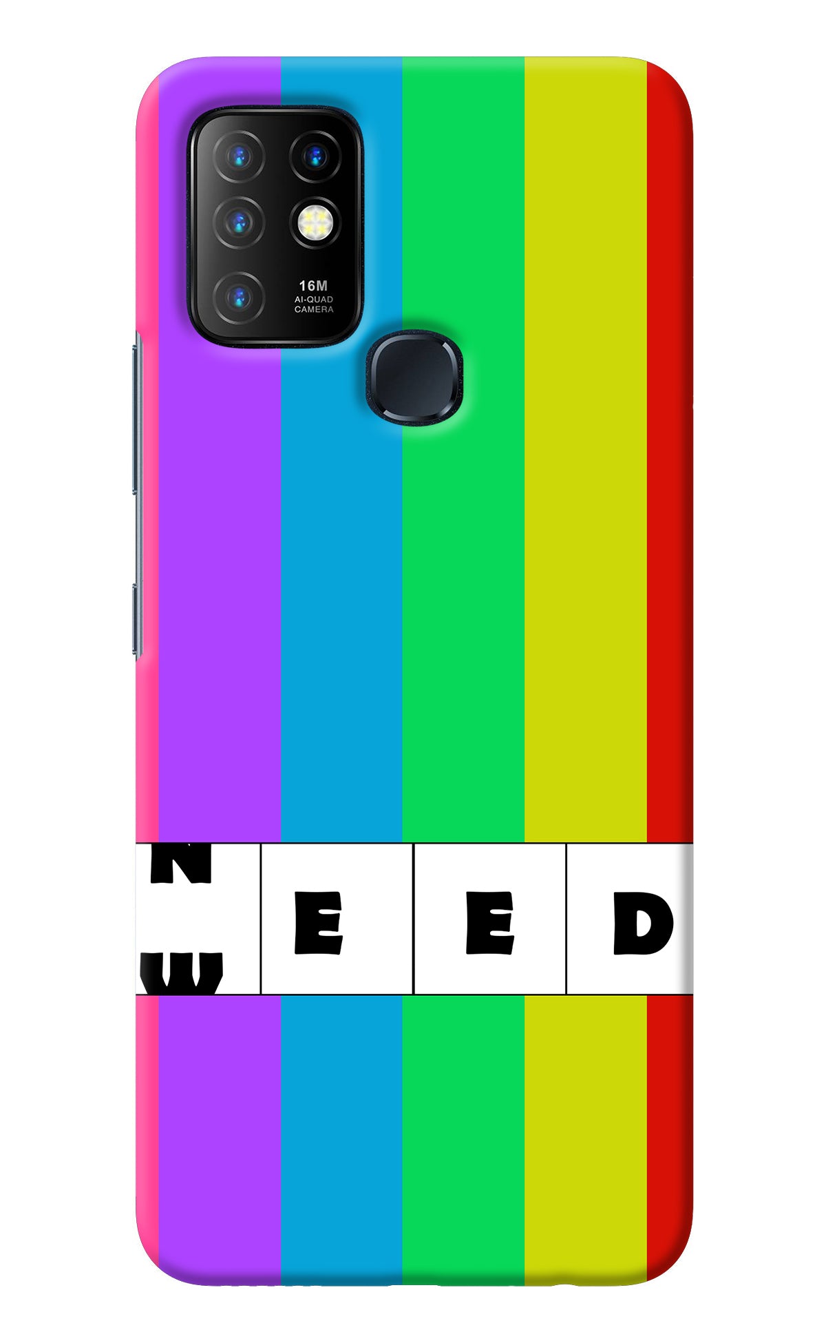 Need Weed Infinix Hot 10 Back Cover